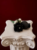 Black Rose Boutonniere