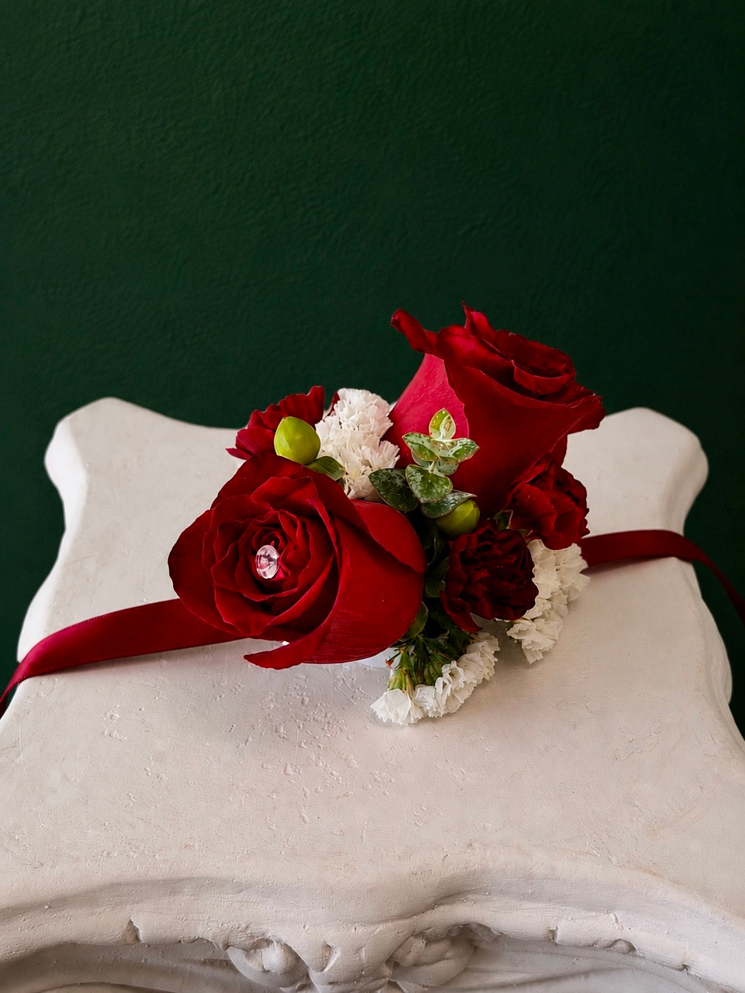 Red Rose Corsage