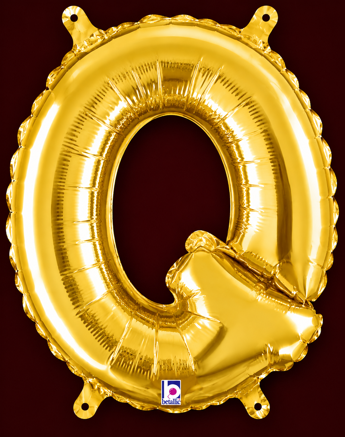 14" Letter Q Air-Filled Balloon