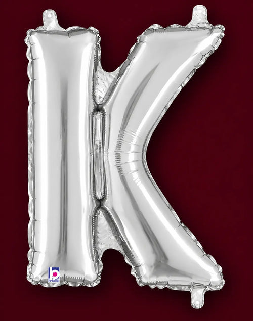 14" Letter K Air-Filled Balloon Nostalgie Flowers