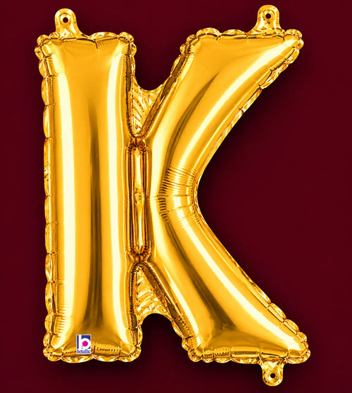 14" Letter K Air-Filled Balloon Nostalgie Flowers