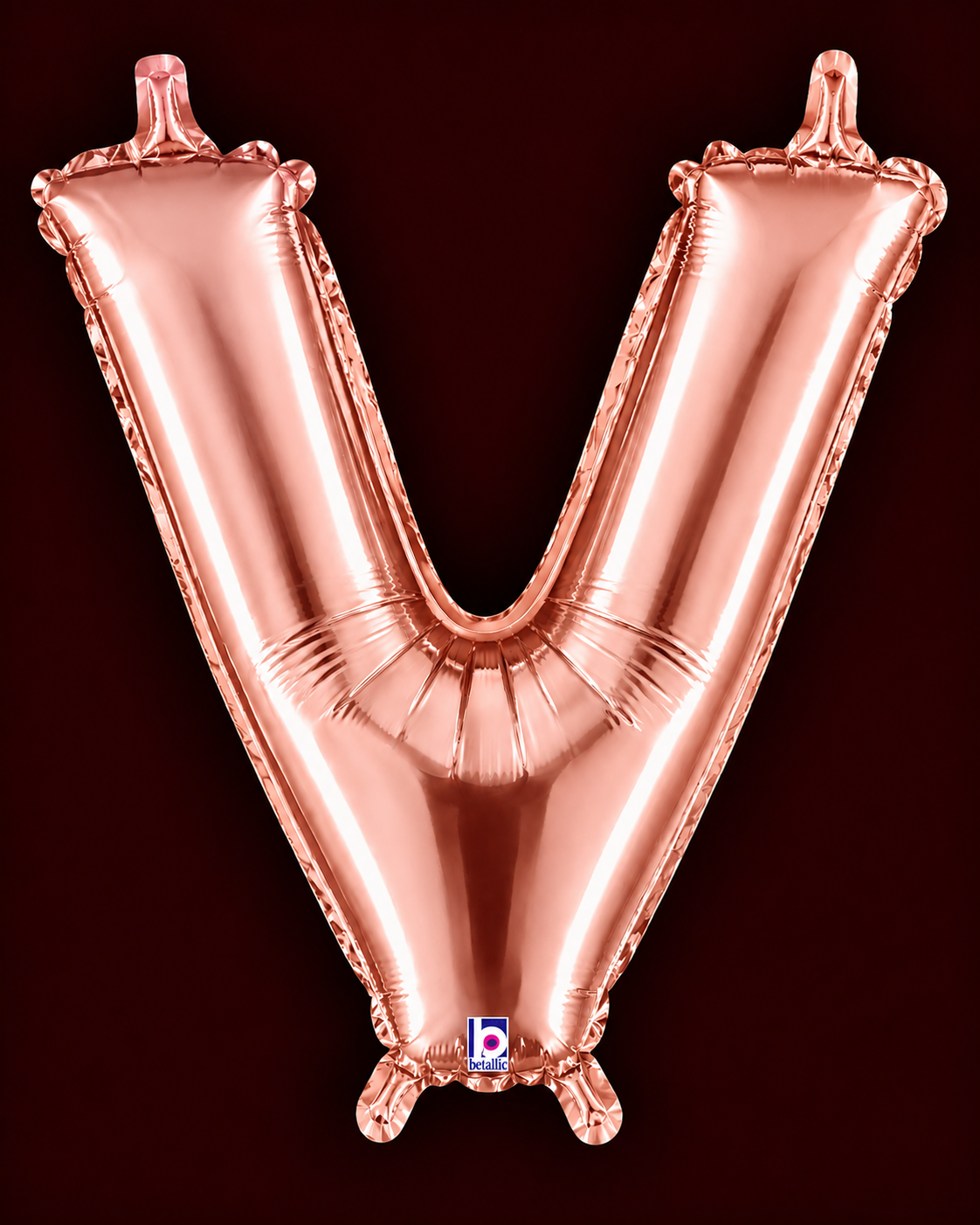 14" Letter V Air-Filled Balloon