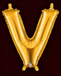14" Letter V Air-Filled Balloon