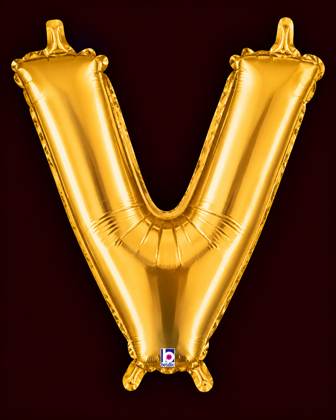14" Letter V Air-Filled Balloon