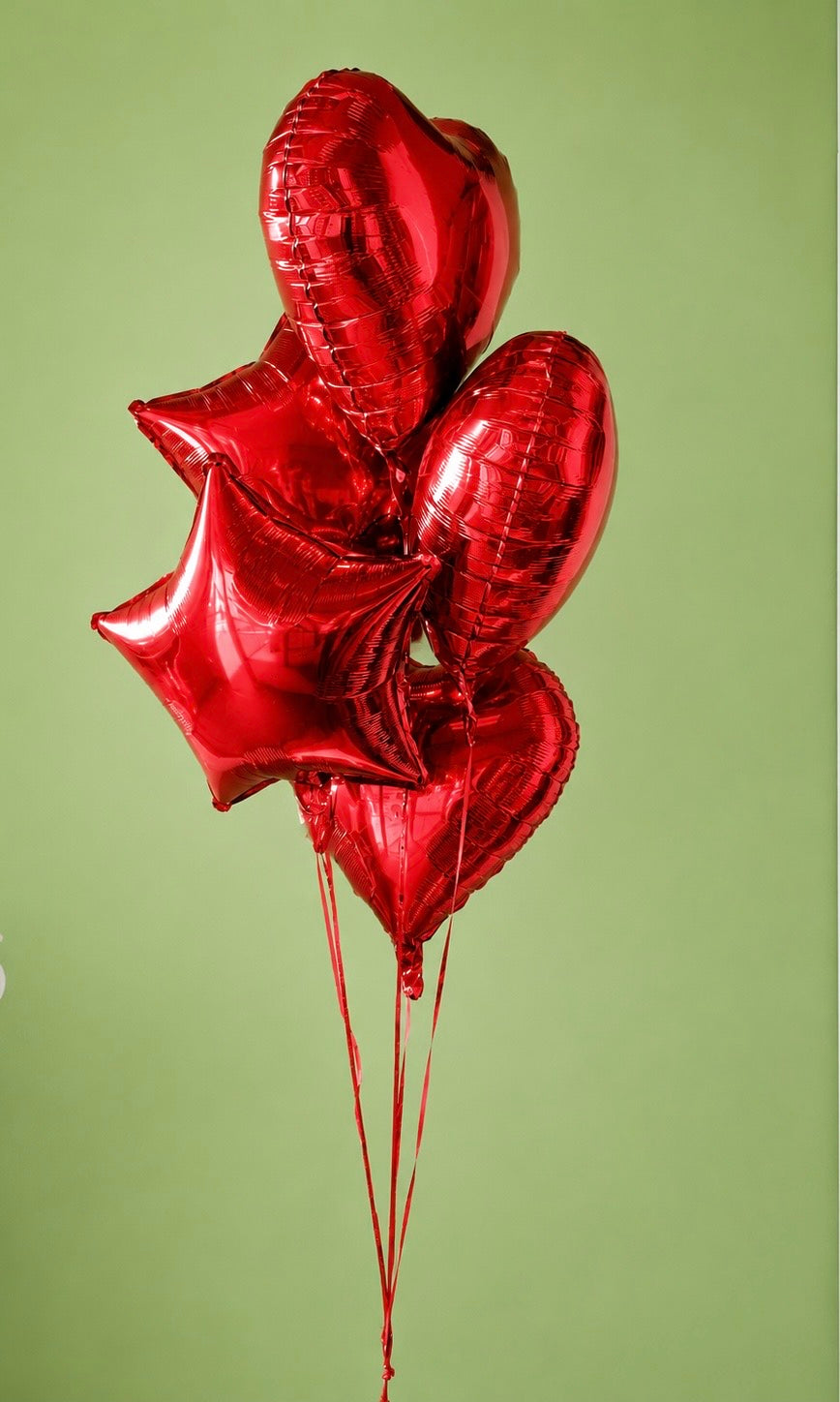 Red Romance Balloon Bundle