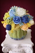 Royal Blue Garden Candle