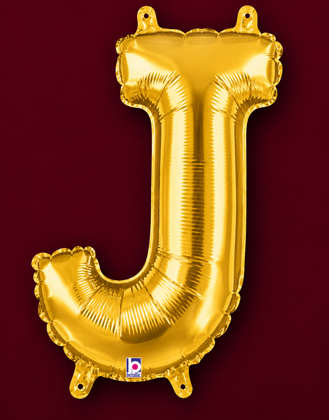 14" Letter J Air-Filled Balloon