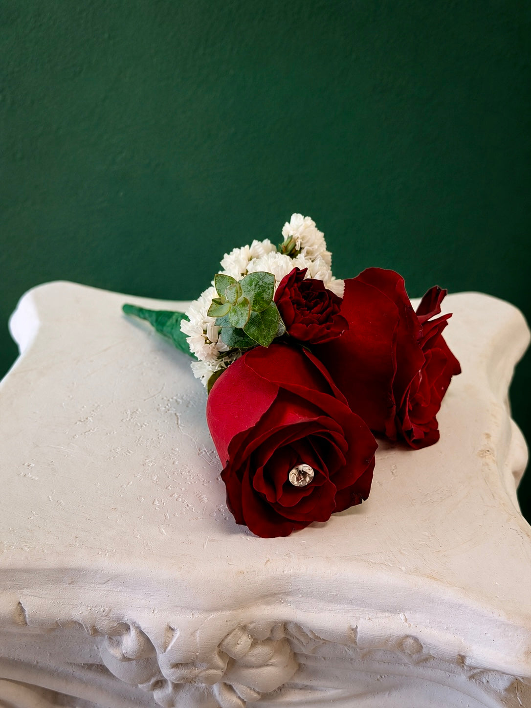 Red Rose Boutonniere