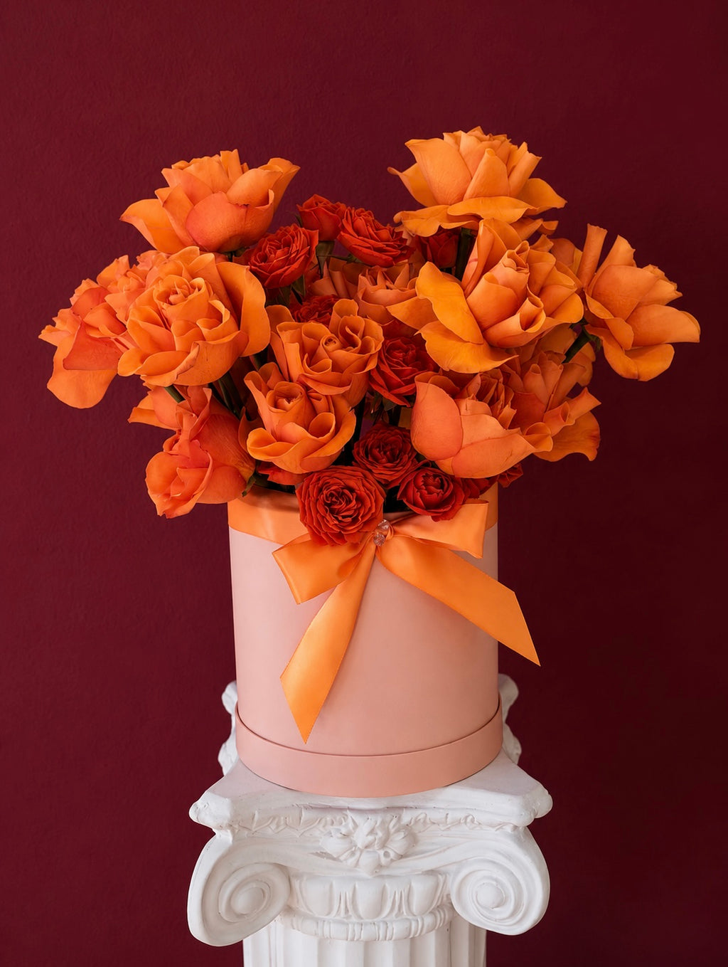 Sunset Rose Box Nostalgie Flowers