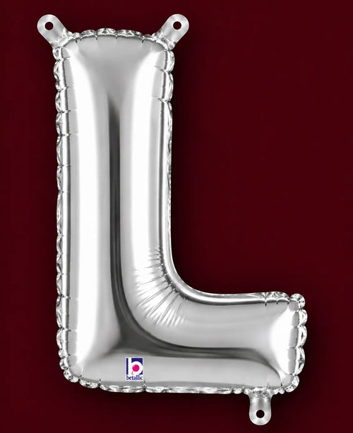 14" Letter L Air-Filled Balloon Nostalgie Flowers