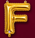 14" Letter F Air-Filled Balloon