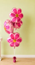 Pink Daisy Balloon Bouquet