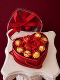 Luxury Heart Chocolate Gift Box Nostalgie Flowers