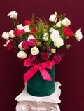 Burgundy Charm Box Nostalgie flowers