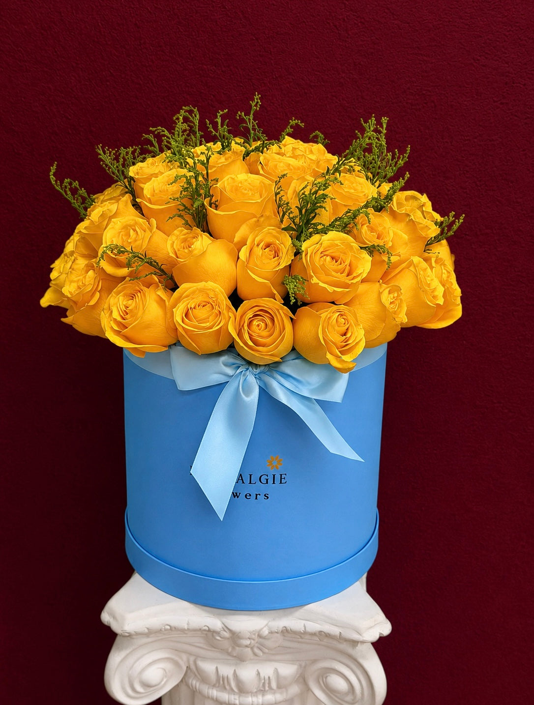 Golden Sunrise Box Nostalgie flowers