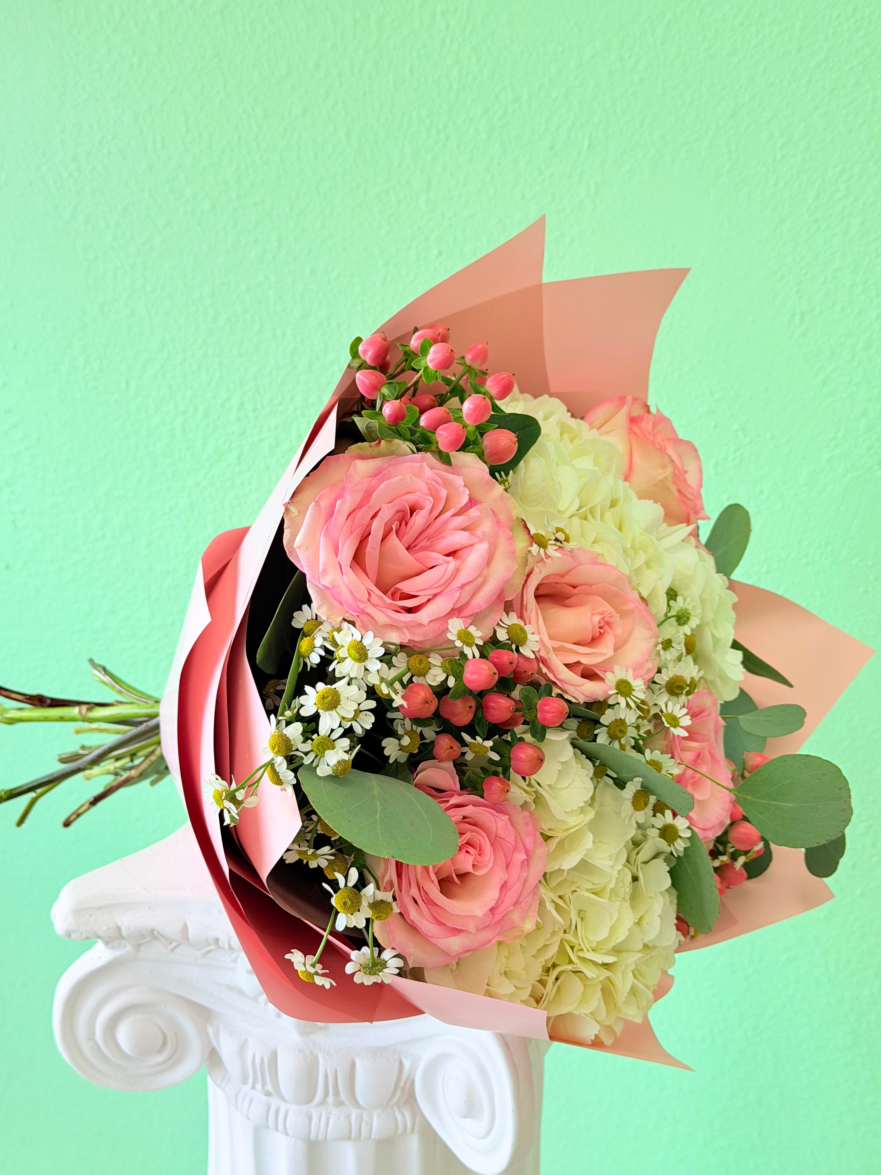 Blush Charm Garden Bouquet