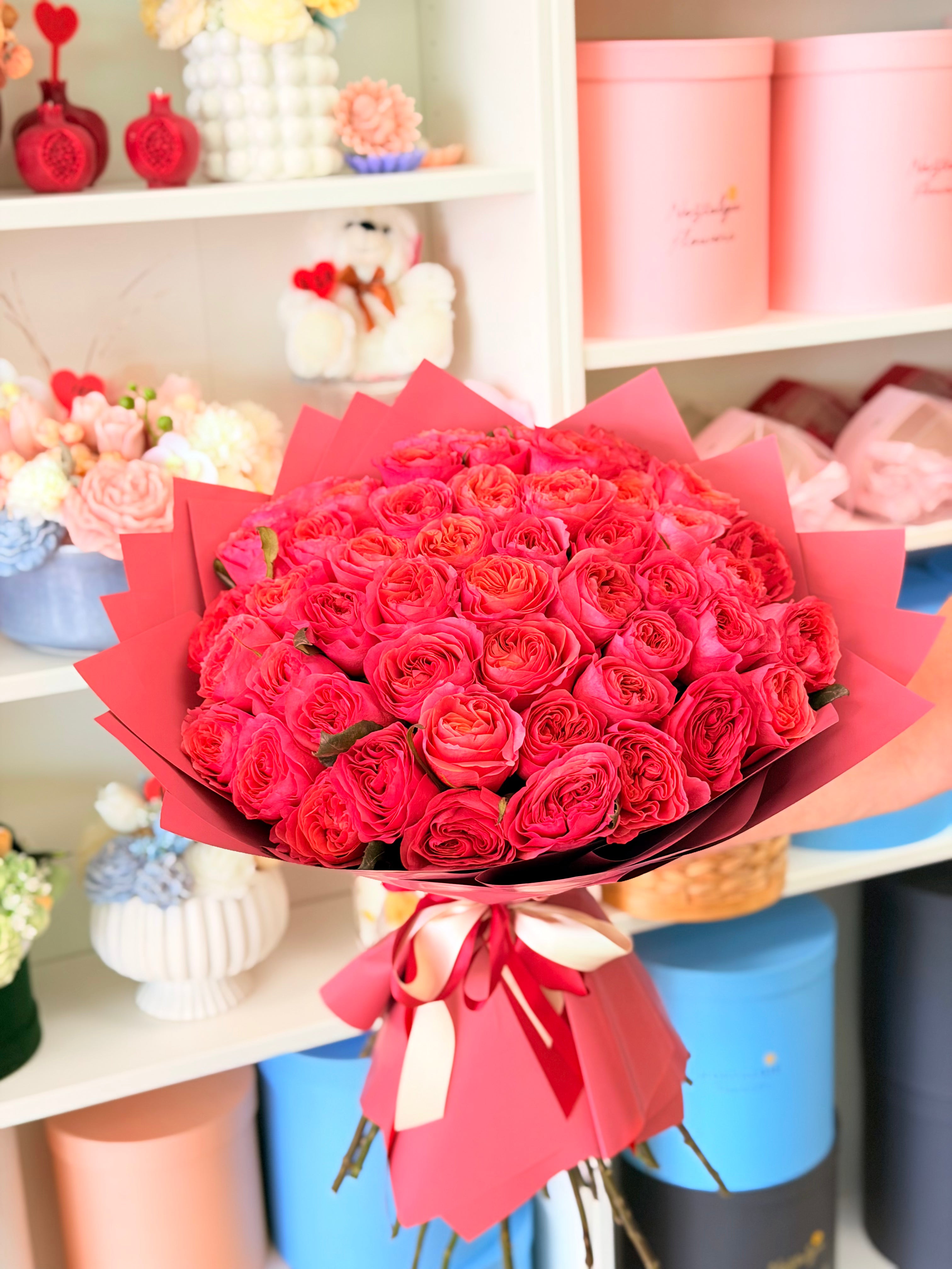 Rosé Coral Garden Bouquet Nostalgie Flowers