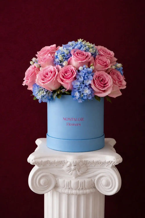 Blue Sky Romance Nostalgie Flowers
