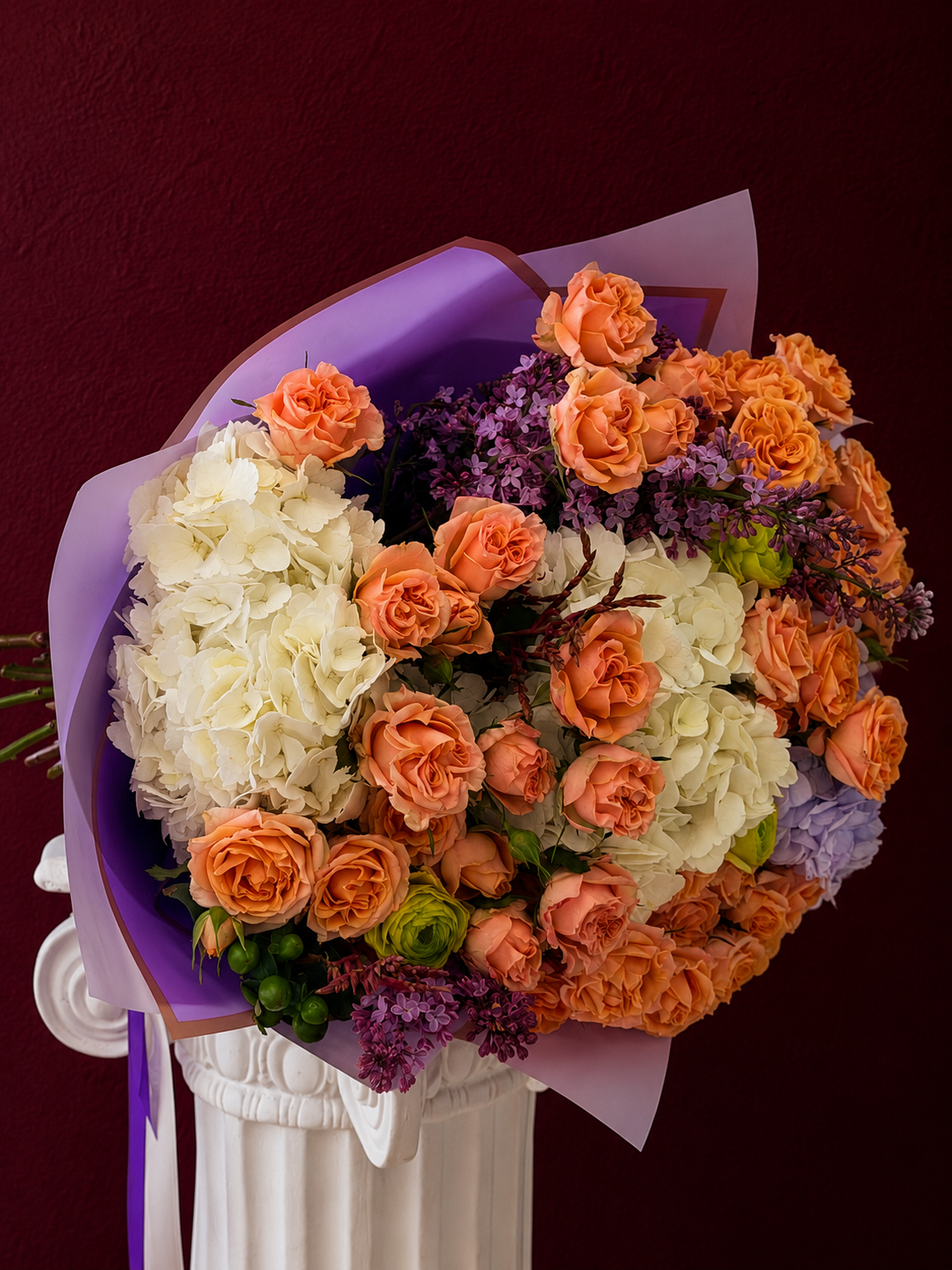 Peach Garden Luxe Bouquet