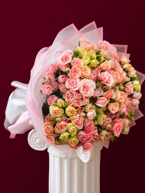 Blush Rosalie Bouquet Nostalgie Flowers