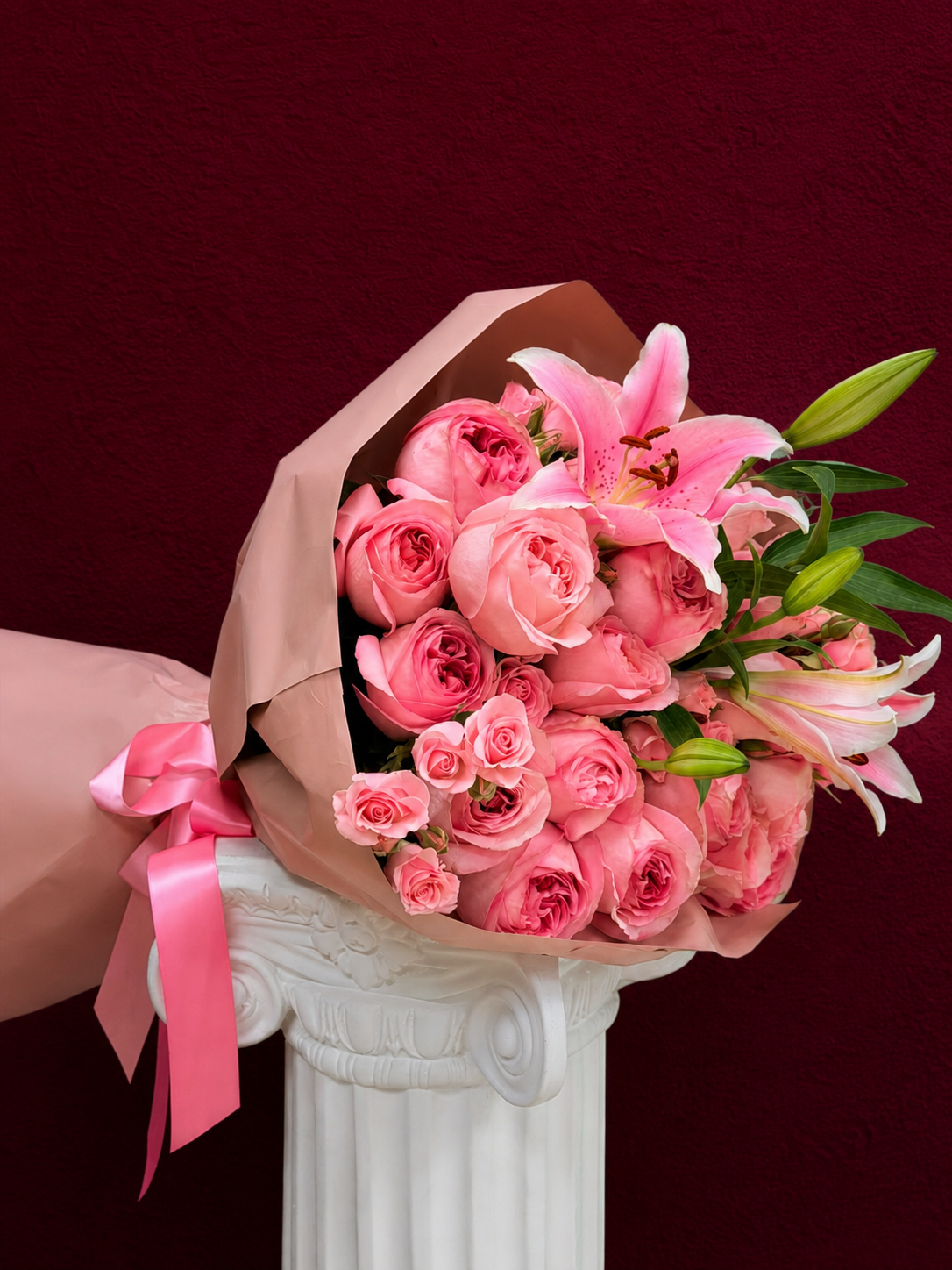 Pink Lily Garden Bouquet