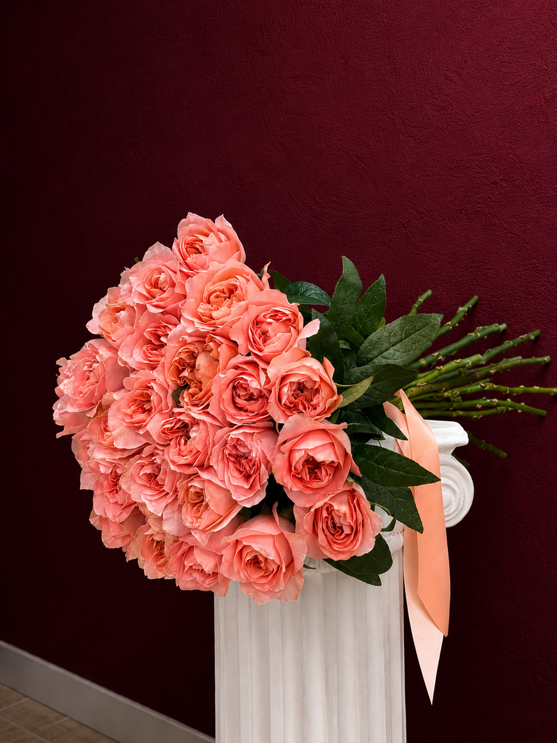 Coral Blush Roses