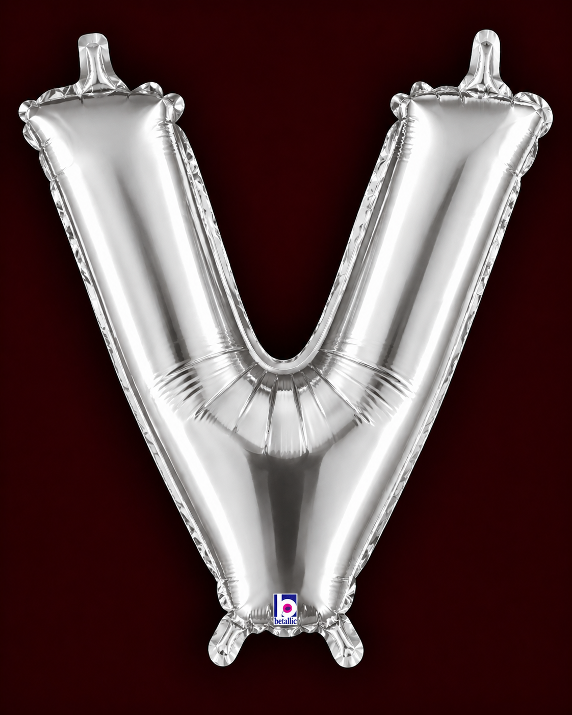 14" Letter V Air-Filled Balloon